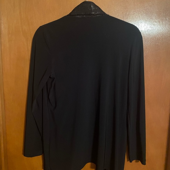Ladies size small dressy black cardigan from Laura Petites - Picture 3 of 7